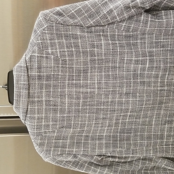 💕RAG & BONE💕 Ames Deconstructed Check Tweed Relaxed Fit Blazer Grey 8 NWT - Picture 14 of 16